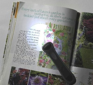 Rimless Luminated Magnifier